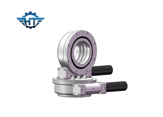 Купить Vertically And Horizontally Mounted Dual Axis Slewing Gear Drive With 24 VDC Motors online manufacture