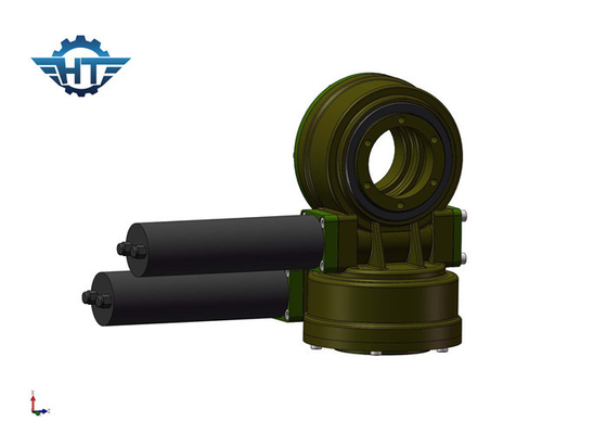 Купить High Backlash Small Dual Axis Slew Drive Worm And Gear Structure For Solar Tracking System online manufacture